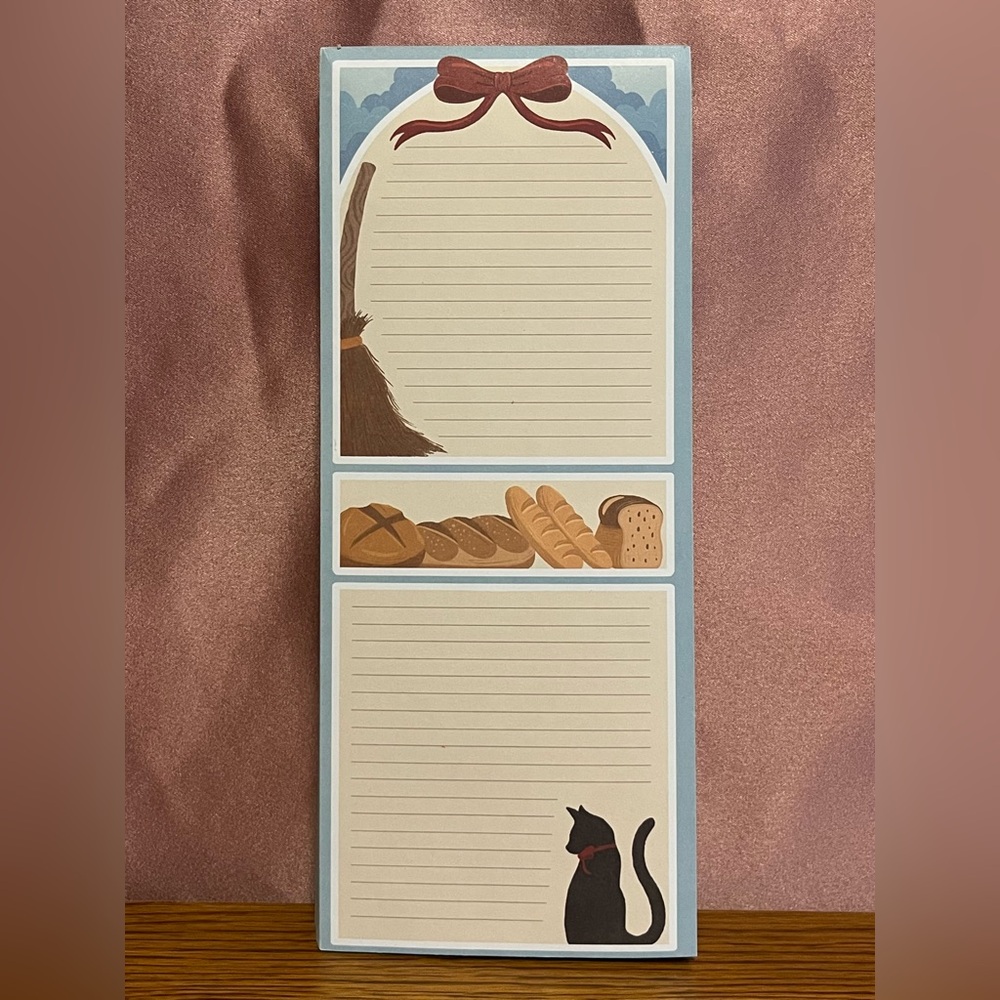 Fairyloot Kiki’s Delivery Service List Pad NWT